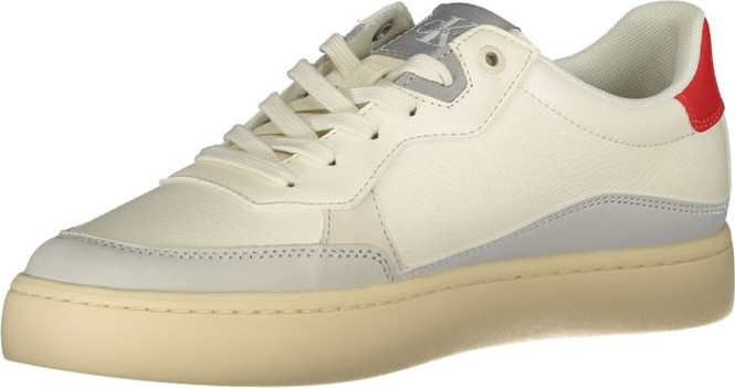 White Polyester Sneaker Calvin Klein
