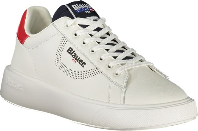 Кроссовки Blauer Белая Кожа