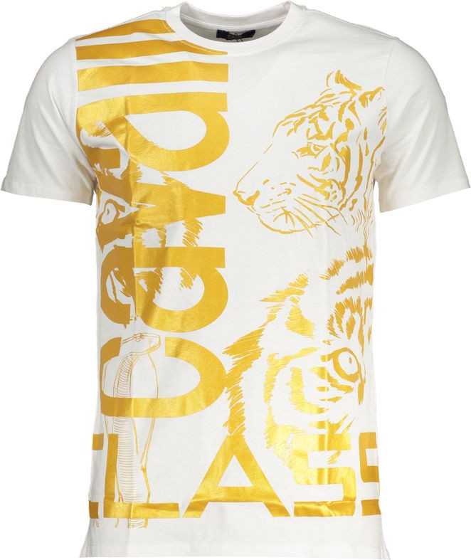 White Cotton T-Shirt Cavalli CLASS