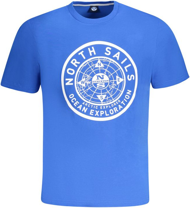 Shimoliy layar Livery T-shirt Moviy Paxta Erkaklar uchun