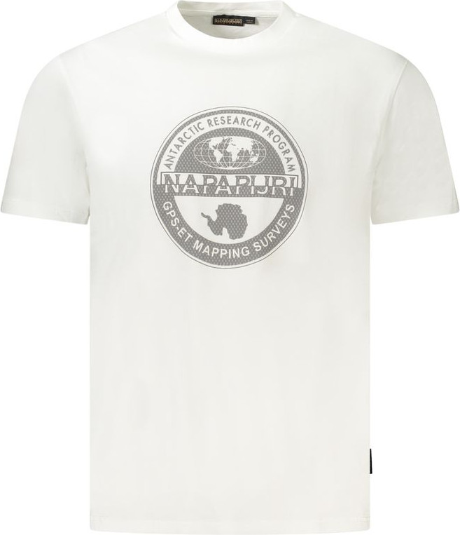 T-Shirt Napapijri White Cotton