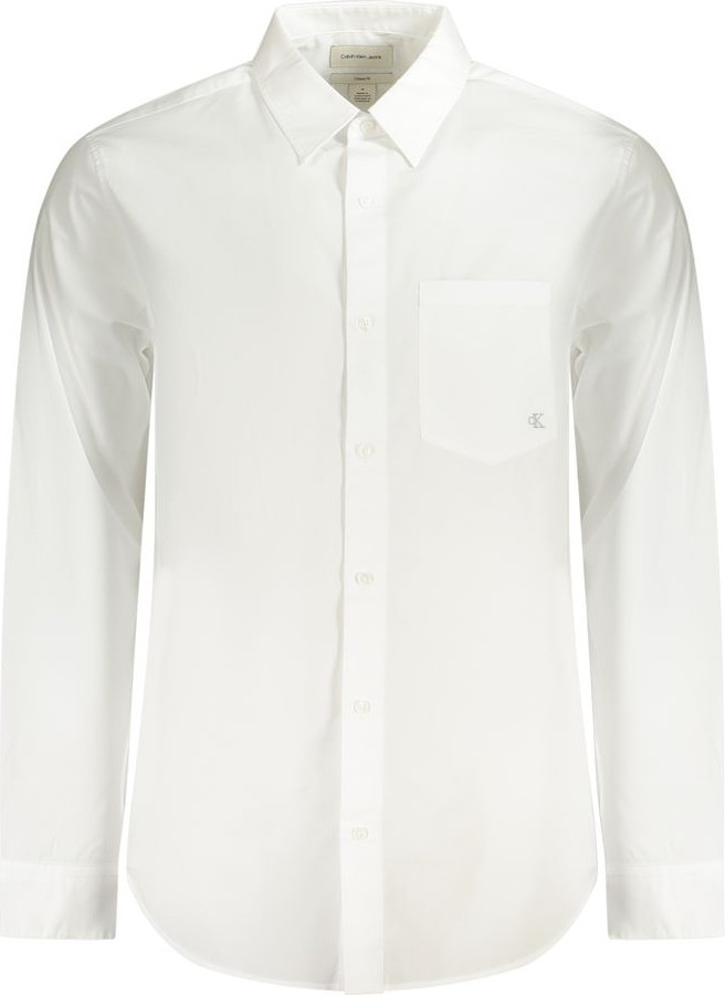 White Cotton Shirt Calvin Klein
