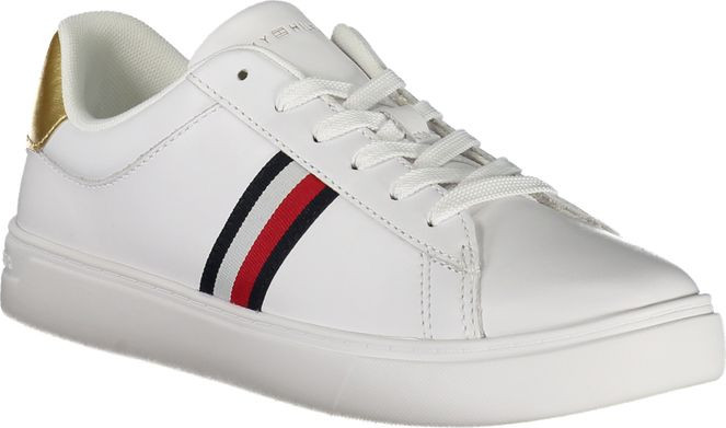 Кроссовки Tommy Hilfiger из белой кожи