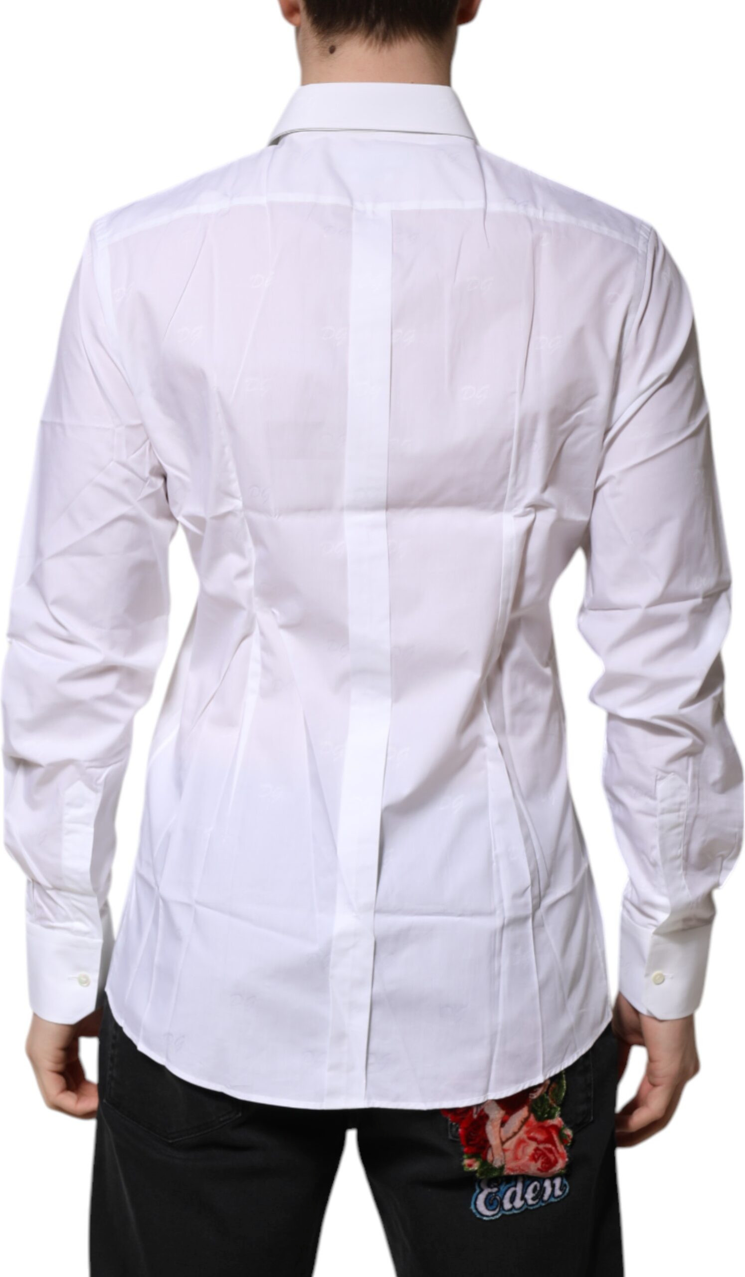 White Cotton GOLD Rasmiy Ko'ylak