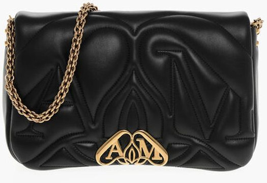 Сумка через плечо Alexander McQueen Стеганая кожа THE SEAL