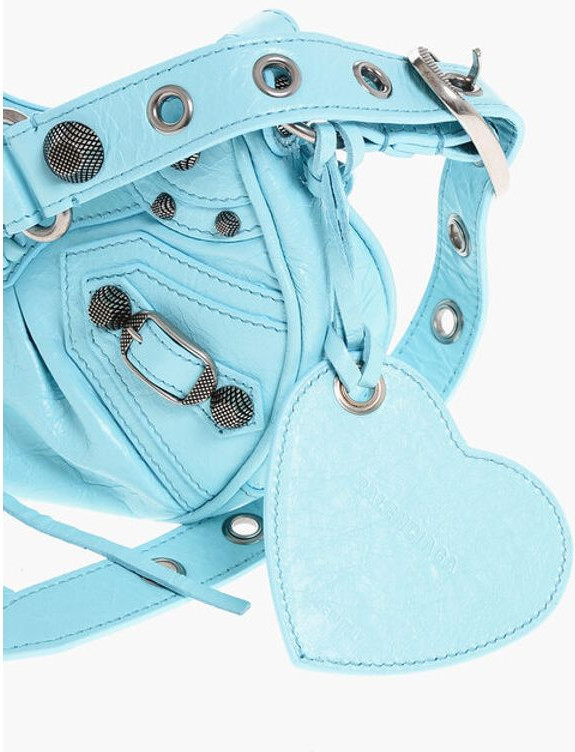Сумка через плечо Balenciaga Leather CAGOLE с деталями в виде заклепок