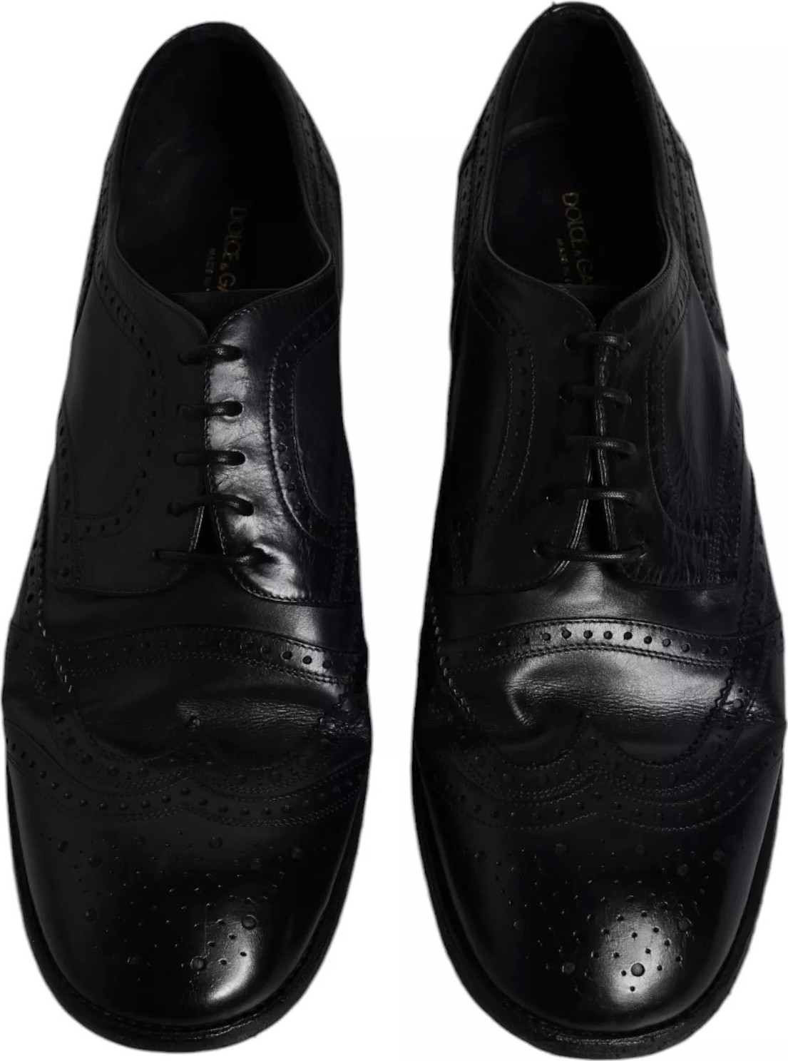 Мужские туфли дерби с крылатыми носами Dolce & Gabbana