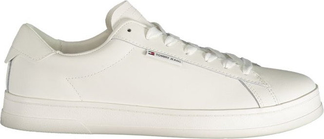 White Polyester Sneaker Tommy Hilfiger