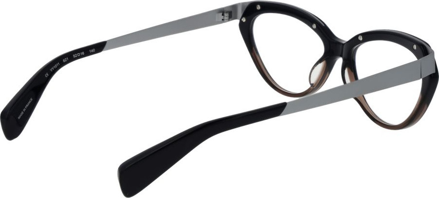 Black Acetate Glasses Frames Yohji Yamamoto