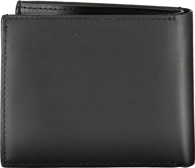 Кошелек Calvin Klein Черная кожаная RFID-кожа с монетницей