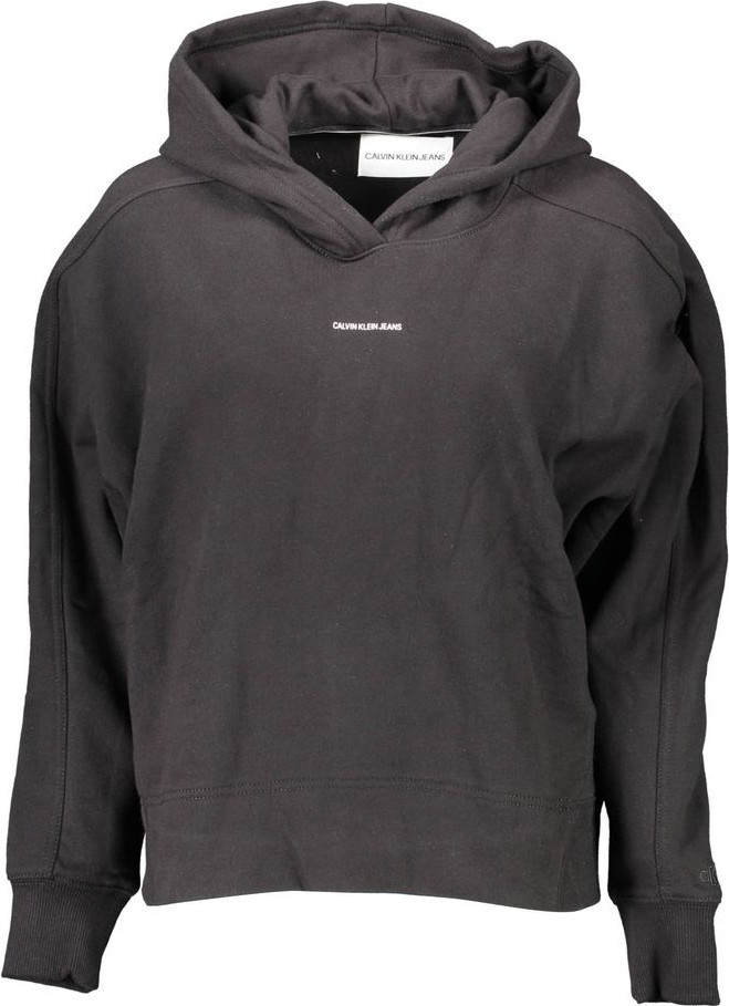 Черный хлопковый свитер Calvin Klein