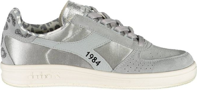Кроссовки Diadora Серые Кожаные Женские Кроссовки