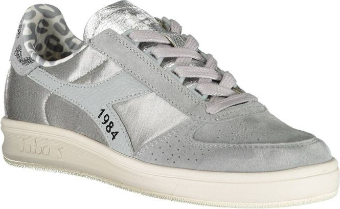 Кроссовки Diadora Серые Кожаные Женские Кроссовки