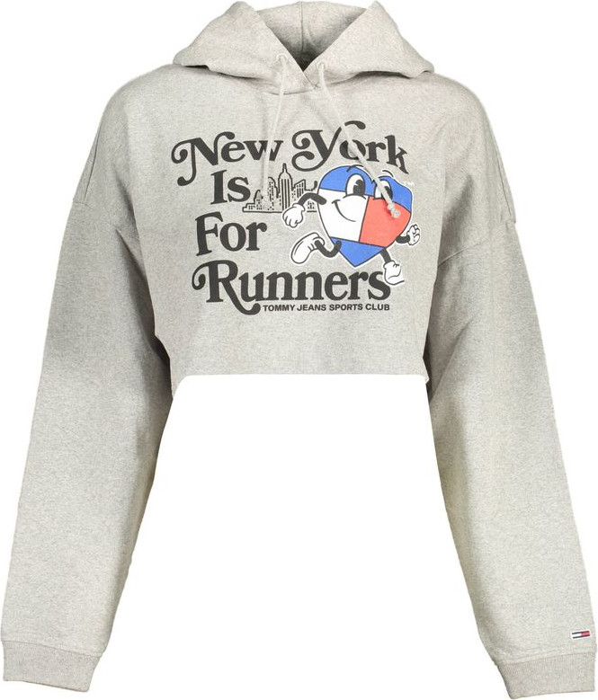 Gray Cotton Women Sweater Tommy Hilfiger