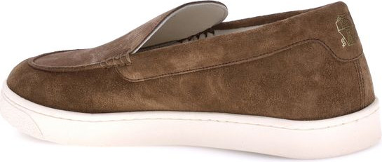 Brown Calf Leather Bos Taurus Low Top Sneakers