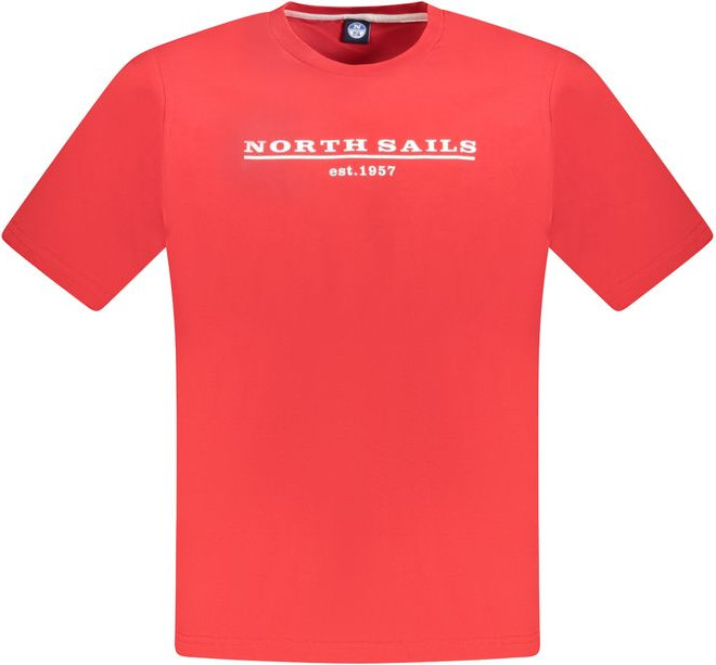 North Sails Qizil Paxta Erka T-shirt