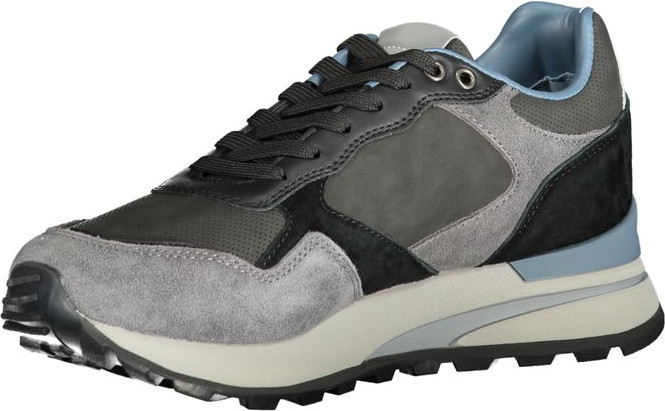 Gray Polyethylene Men Sneaker
