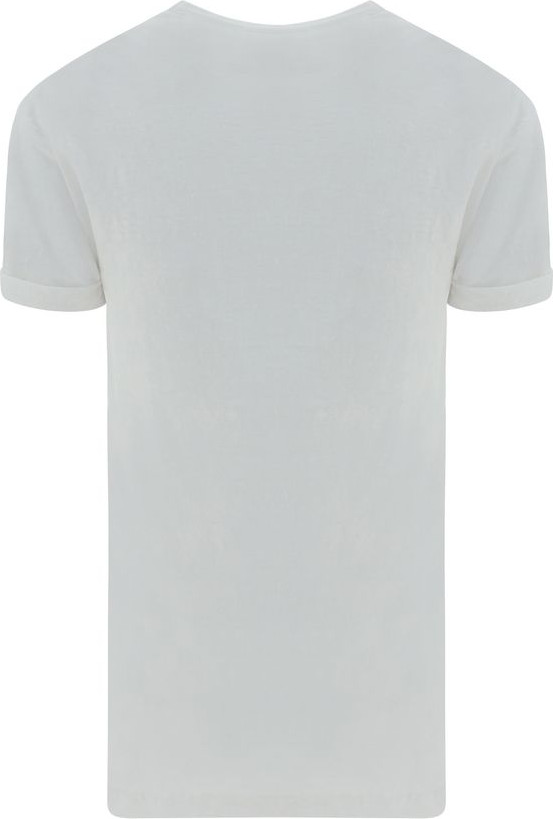 Etoile Isabel Marant oq baxmal futbolka