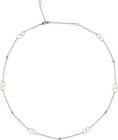 Серебряное металлическое колье Valentino Garavani