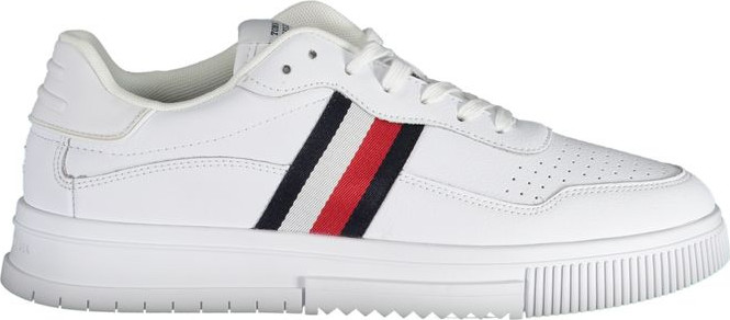 Кроссовки Tommy Hilfiger Белая Кожа Мужские Кроссовки
