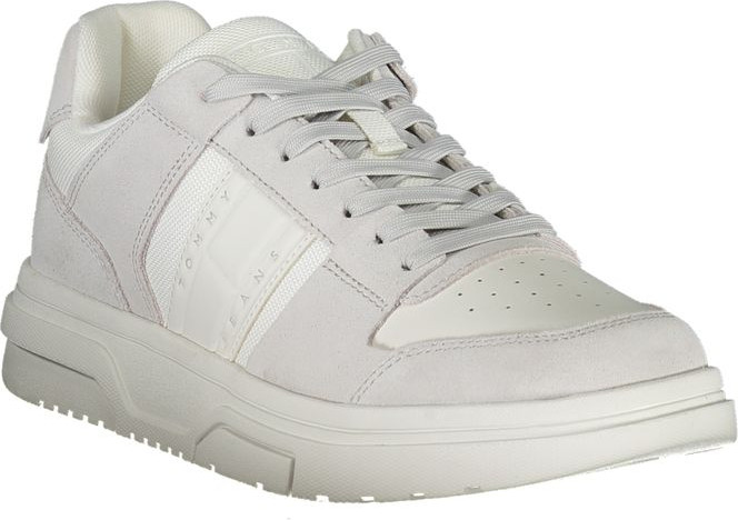 White Polyester Sneaker Tommy Hilfiger