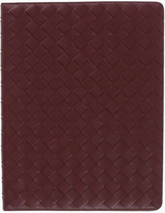Document Holder Bottega Veneta Solid Color Braided Leather