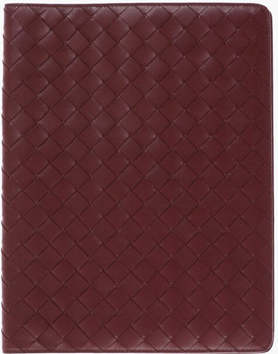Document Holder Bottega Veneta Solid Color Braided Leather