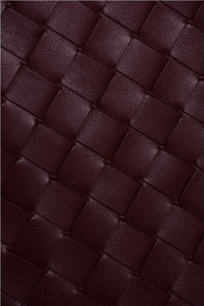 Document Holder Bottega Veneta Solid Color Braided Leather
