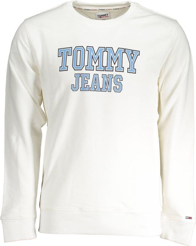 White Cotton Men Sweater by Tommy Hilfiger