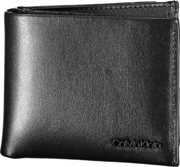 Wallet Calvin Klein Elegant Black Leather Dual-Compartment