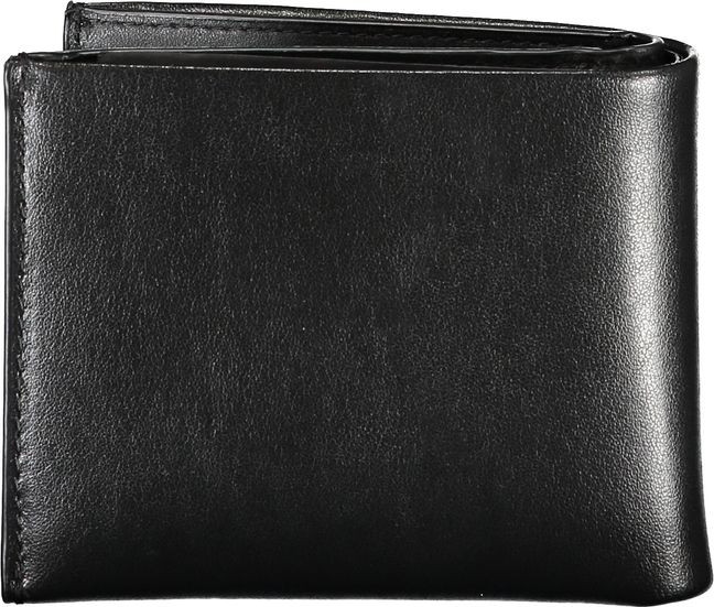 Wallet Calvin Klein Elegant Black Leather Dual-Compartment