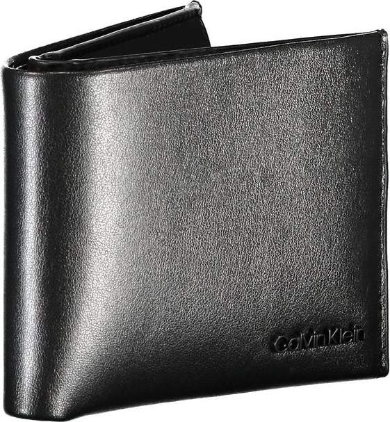 Wallet Calvin Klein Elegant Black Leather Dual-Compartment