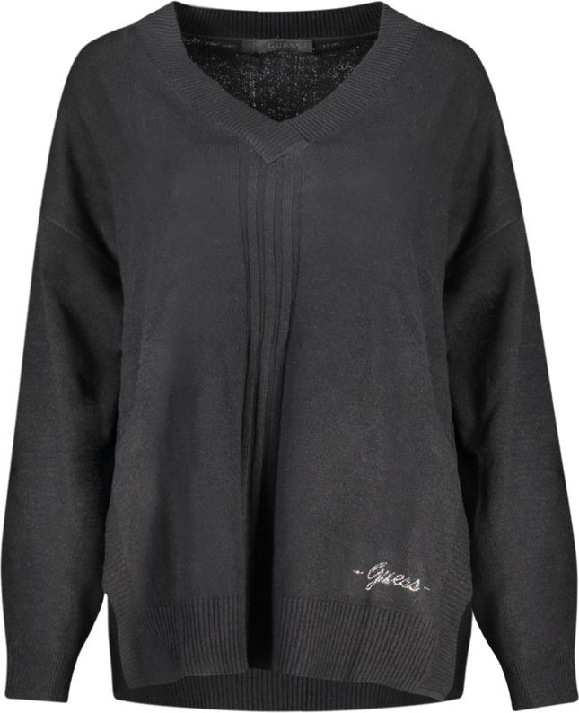 Black Cotton Sweater Guess Shoes