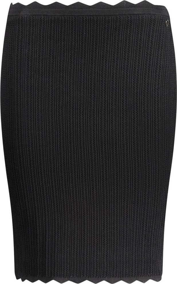 Чёрная юбка из вискозы Guess Shoes