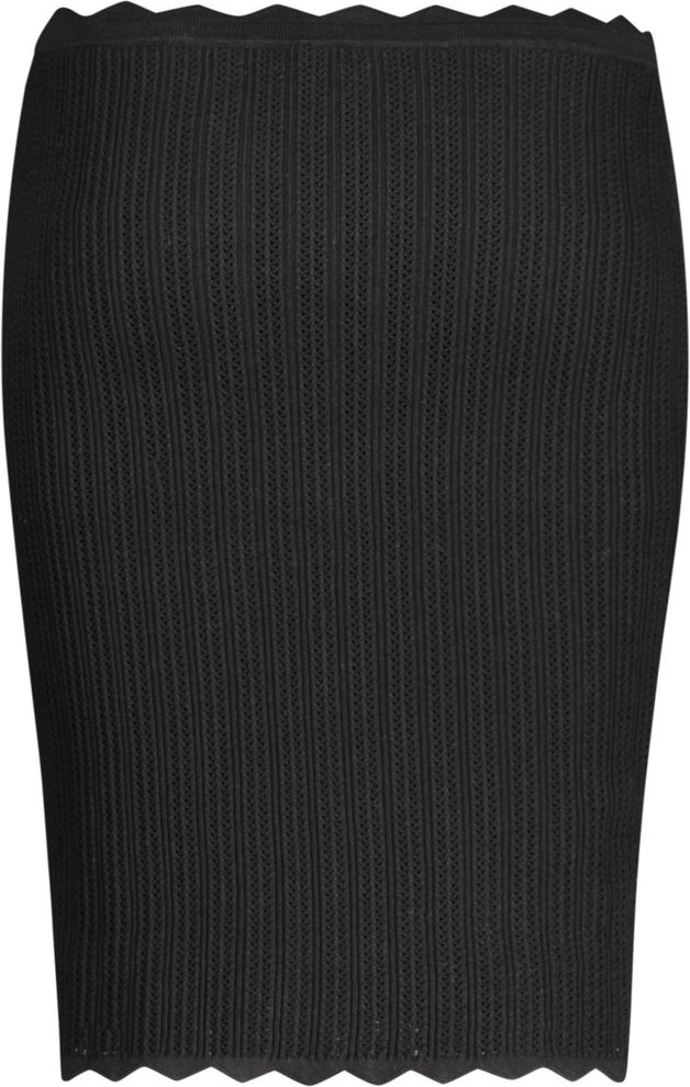 Чёрная юбка из вискозы Guess Shoes