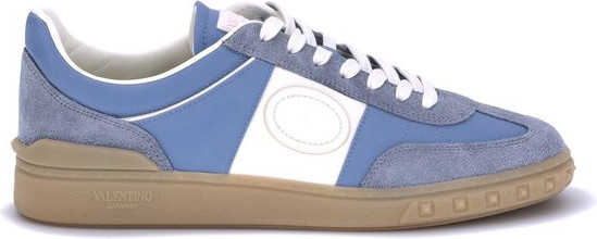 Кроссовки Valentino Garavani с низкой посадкой, из голубой резины