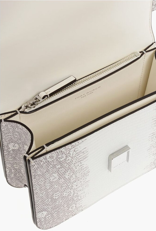 Сумка через плечо Tory Burch Eleanor с эффектом ящерицы