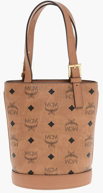 Sumka "Bucket Bag Monogram Eco-Leather" MCM