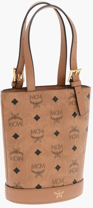 Sumka "Bucket Bag Monogram Eco-Leather" MCM
