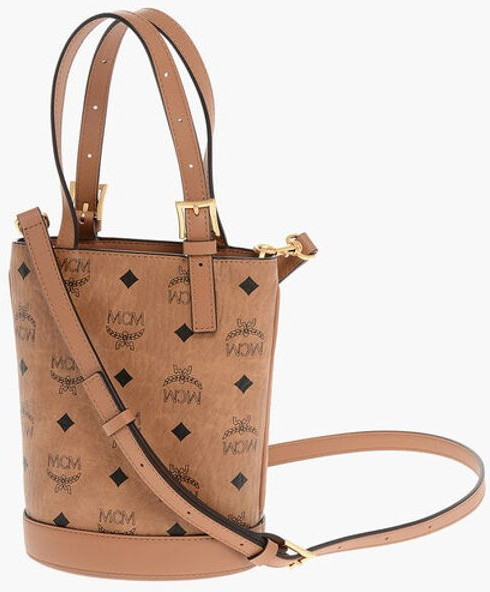 Sumka "Bucket Bag Monogram Eco-Leather" MCM