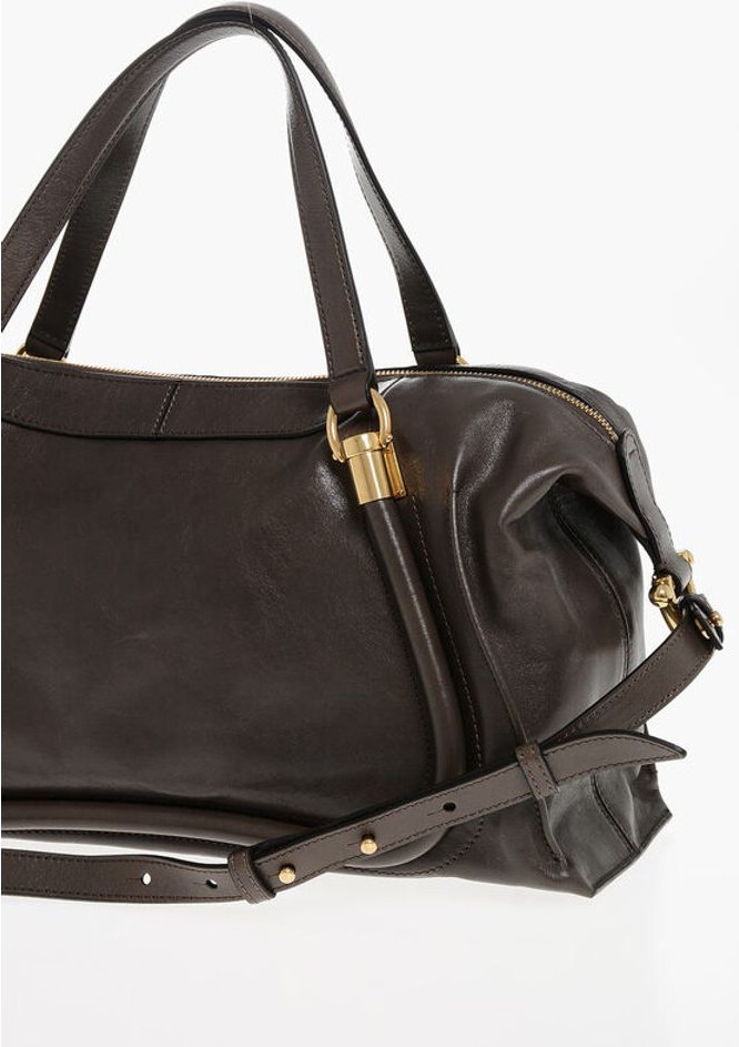 Сумка через плечо Chloé DOUBLE CARRY из вощеной кожи