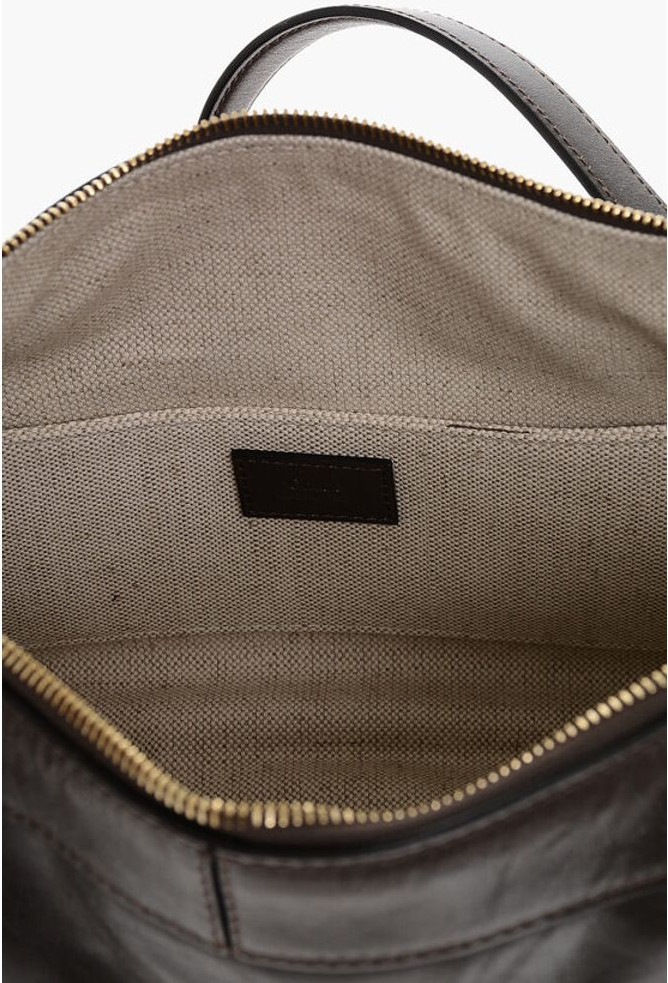 Сумка через плечо Chloé DOUBLE CARRY из вощеной кожи