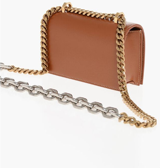 Сумка-почтальон Alexander McQueen Кожаная СУМКА С ДРАГОЦЕННОСТЯМИ Mini Bag с цепочкой через плечо