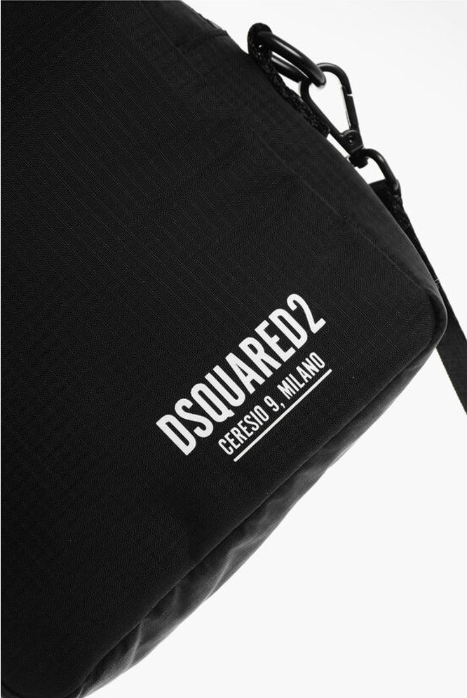 Dsquared2 Nylon CERESIO sumkasi, Zipp shakldagi qopqog'li sumka