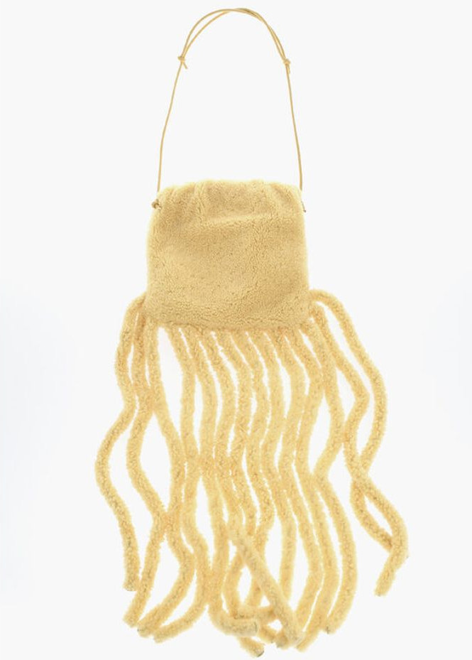 Crossbody Bag Bottega Veneta Shearling THE CURLY FRINGE