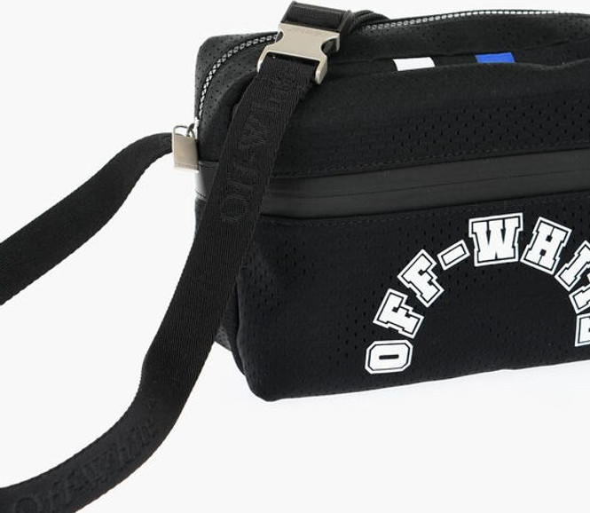 Crossbody bag Off-White Perforated Nylon Camera Bag with Printed Logo