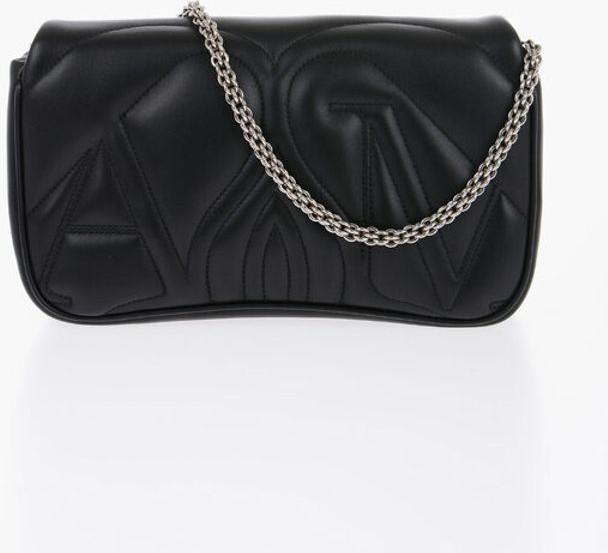 Crossbody sumkasi Alexander McQueen Quilted SEAL Bag removable yelkali kamari bilan