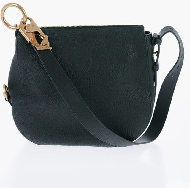 Crossbody sumkasi Burberry donli teri KNIGHT sumkasi langich qisqichi bilan