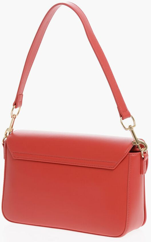 Сумка через плечо Moschino LOVE из экокожи с золотыми деталями и съемным ремешком