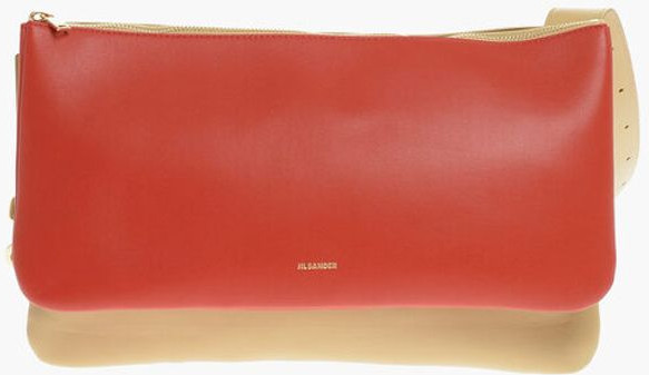 Сумка через плечо Jil Sander Soft Leather Двухцветная